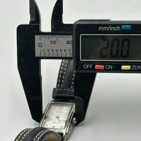 Peyote Bird Sante Fe Watch Sterling Silver Mother Of Pearl Dial New Battery 8" - Picture 13 of 15